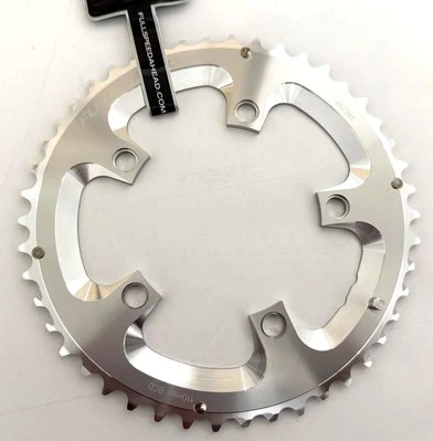 FSA SL-K Super Road Chainring BCD110 46 tooth Alloy Silver N10/11 WA448 New - Image 1 of 4