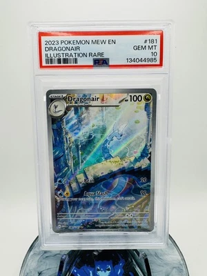 Pokemon Scarlet & Violet 151 Dragonair 181/165 PSA 10 English Illustration Rare - Image 1 of 3