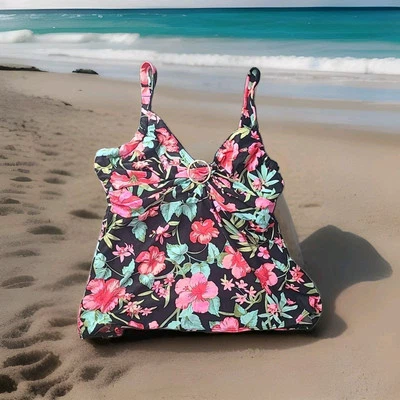 Sujetador COCO REEF Talla 34D Tankini Traje de Baño Top Con Aros Mujer Floral  Foto 1 de 4