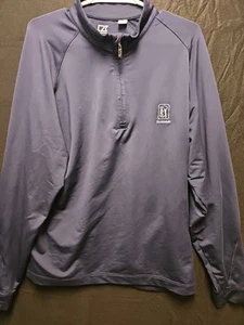 Cutter & Buck Golf TPC Scottsdale Men's 1/4 Zip Pullover Blue Size XL - Picture 1 of 11