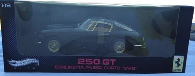 Coche diecast Hot Wheels Elite Ferrari 250 GT Berlinetta Passa Corto SWB 1/18 NUEVO EN CAJA Foto 1 de 4