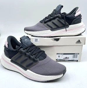 Adidas Womens X_PLR Boost Athletic Shoe - Grey / Core Black / Clear Pink Size 9 - Picture 1 of 11