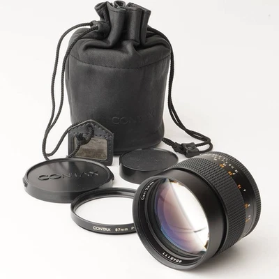 [EXCELLENT Contax Carl Zeiss Planar 85mm f/1.4 T AEG CY Mount - Image 1 of 4