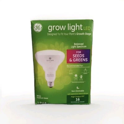 Светодиодная лампа GE Grow для семян и зелени BR30 со средним основанием  - Изображение 1 из 3