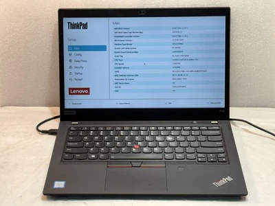 Lenovo ThinkPad T490  Intel core i5-8365U @1.60GHz 16GB Laptop Computer No hdd - Image 1 of 2