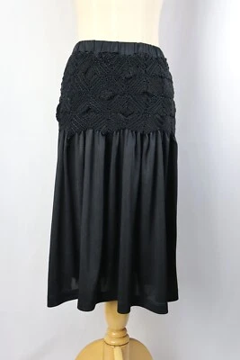 Falda plisada negra reunida ISSEY MIYAKE 308 8966 Foto 1 de 4