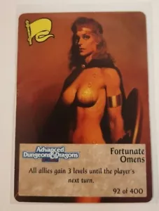 TSR Spellfire CCG 1st Ed. FORTUNATE OMENS Card #92 of 400 Dungeons & Dragons - Picture 1 of 1