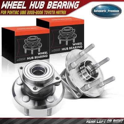 2x Rear Wheel Hub Bearing Assembly for Toyota Matrix Pontiac Vibe AWD 2003-2006 - Image 1 of 4