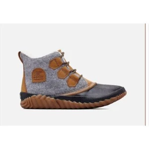 Sorel Get Out 'N About Plus Waterproof Booties in Trendsetter Women's Size 6 - Foto 1 di 7