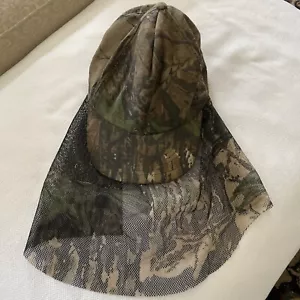 CAPPELLO DA CACCIA MIMETICO ACQUA BIANCO VINTAGE CON COPERTURA RETE A RETE TAGLIA UNICA MADE IN US - Foto 1 di 6