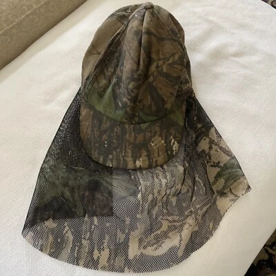 GORRA DE CAZA CAMUFLAJE DE AGUAS BLANCAS VINTAGE CON CUBIERTA DE MALLA TALLA ÚNICA HECHA EN EE. UU. Foto 1 de 4