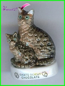 Feve Les Races de Chat Cat Edition Atlas " Les Ocicat Chocolat #A11 - Imagen 1 de 1