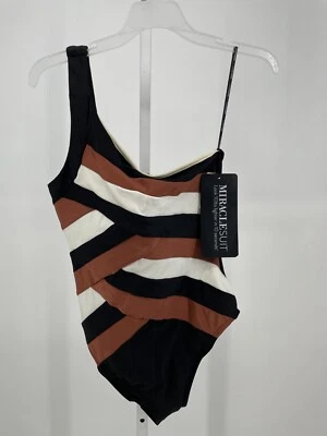 Maiô Miraclesuit Spectra Matrix peça única multicolorido um ombro 6553232 - Imagem 1 de 4