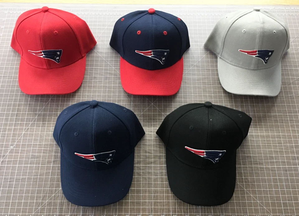 New England Patriots Hat Cap w/ Adjustable Strap One Size Fits All  - You Pick - Image 1 of 1