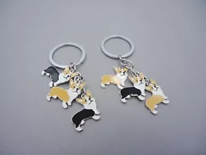 Portachiavi Corgi portamonete charm 3 bellissimi cani Corgi scegli i tuoi colori - Foto 1 di 7