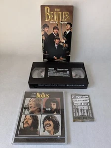 Beatles Lot - 2 VHS - Desktop Calendar 1997 - Magnet  McCartney, Lennon - Imagen 1 de 6