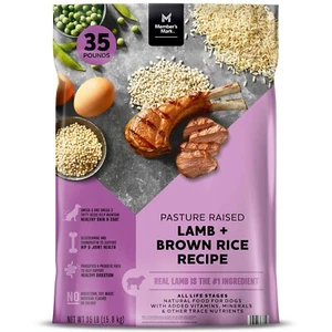 Member's Mark Pasture Raised Lamb + Brown Rice Recipe Dry Dog Food (35 Pounds) - Picture 1 of 4
