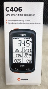 Magene C406 Bike Computer GPS Wireless Bicycle Speedometer Odometer - Picture 1 of 9
