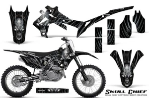 KIT GRÁFICOS HONDA CRF 450 CRF450 2013-2015 CALCOMANÍAS CREATORX CALAVERA JEFE SLVR NP - Imagen 1 de 1