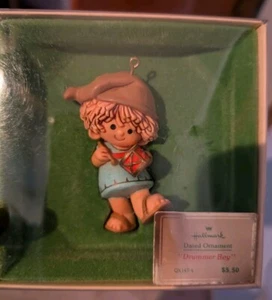 1980 Hallmark Keepsake Drummer Boy Dough Look Ornament NIB NEW IN BOX - Picture 1 of 6
