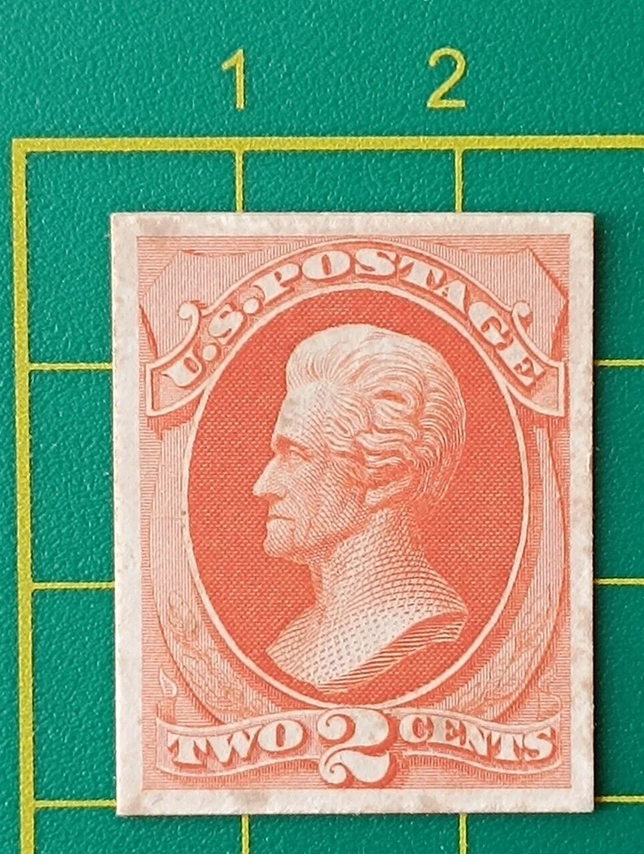 US Stamp, 2c, Trial Color PROOF on Card, VF - Image 1 of 4