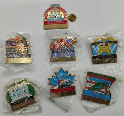 Lote De Colección 1992 De 7 Prendedores Willamsport Serie Mundial De Pequeñas Ligas Conjunto Región Foto 1 de 4