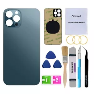 OEM Rear Back Glass Replacement (Pacific Blue) Compatible with iPhone 12 pro ... - Picture 1 of 7