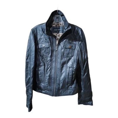 BLACK RIVET Black Leather Jacket - Size XS - Image 1 of 4