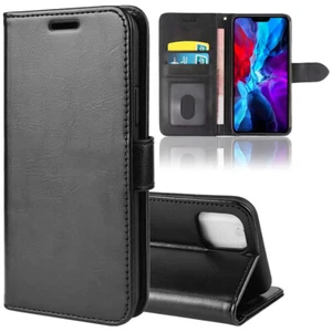 Coque Etui Flip Cover Noir pour iPhone 15 14 Pro 13 Pro Max/12/11/6/7/8/X/XS - Photo 1/8