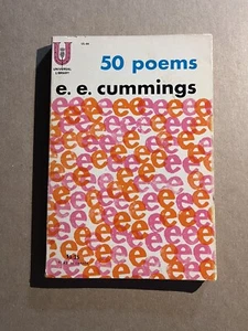 50 POEMS by e.e. cummings  vintage 1970 Universal trade paperback POETRY - Bild 1 von 3