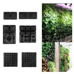 Plant Grow bags Vertical garden wall  Planting Hanging tools 2 25 72 pocket 26H
