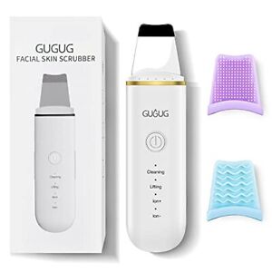 GUGUG Épurateur de Peau Ultrasonique Épurateur Visage Skin Scrubber avec 4 Mo...