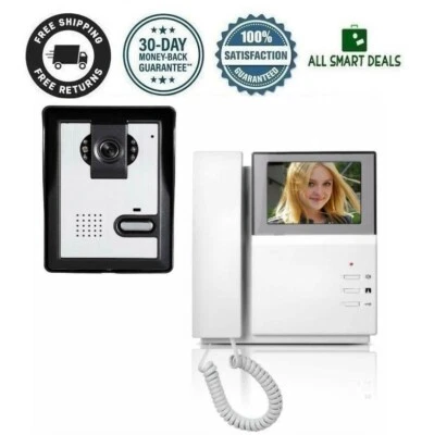 Timbres Con Camara Para La Puerta Entrada De La Casa Inalambrico Con Pantalla - Image 1 of 4