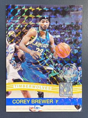 2010-11 Donruss Press Proof #126 Corey Brewer Refractor SSP SN /100 - Wolves - Image 1 of 3