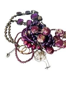 Purple Costume Jewellery Gold/Silver Plated Jewellery Multi Listing - Picture 1 of 27