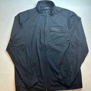 Duluth Trading Co. Jacket Men's Large Black Standard Fit Stretch Full Zip Coat - Picture 1 of 3