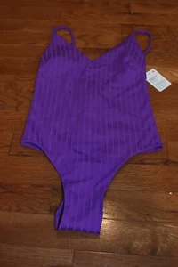 BNWT Lululemon V-Neck Ribbed One-Piece Swimsuit A/B Cup Size 2XS XXS MSRP $138! - Picture 1 of 11