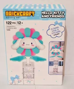 Brickcraft Hello Kitty and Friends Cinnamoroll Flower & Vase Building Set 122 Pc - Picture 1 of 3