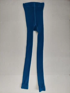 Kids Tights Ribbed Knit Cotton Hannah Anderson Made In Latvia Blue 150 - Picture 1 of 4