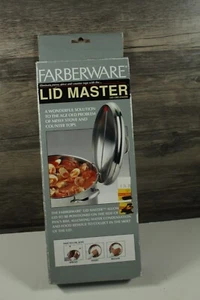 Farberware Lid Master Organizer(5 sizes for most metal lids)wall & cabinet hooks - Picture 1 of 3