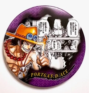 One Piece Ace COLECCIÓN Can Badge Héroes Buen Estado Mugiwara Store Oficial - Imagen 1 de 2