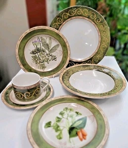 American Atelier China Bouquet Garni 5011; Teetassen-Set, große/sm Teller & mehr - Bild 1 von 22
