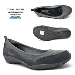 Damen-Slipper Sketchers marineblau strahlend lockere Passform Größe 3,5 - Bild 1 von 10