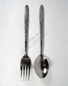 TA titanium ti flatware tableware dinnerware cutlery fork spoon kitchen outdoor - Picture 1 of 6
