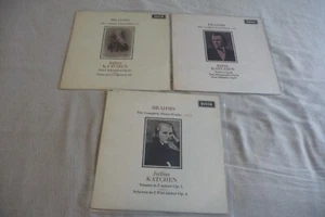 LOT 3LP BRAHMS THE COMPLETE PIANO WORKS VOL. 1,4 & 8. JULIUS KATCHEN UK PRESS. - Imagen 1 de 8