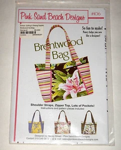 Bolso Brentwood Pink Sand Beach Designs #106 ©2010 UC - Imagen 1 de 2