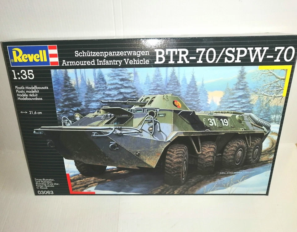 REVELL 1/35 CARROARMATO BTR-70/SPW-70  KIT MONTAGGIO REF.030063 - Immagine 1 di 1