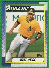 Walt Weiss - 1990 Topps #165 - Oakland Athletics Baseball Card