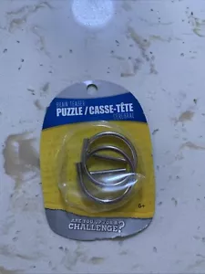BRAIN TEASER Metal Game Damaged Package Ages 6+ Are You Up For A Challenge? - Picture 1 of 2