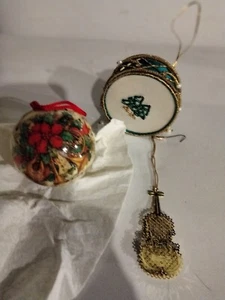 Trio Of musical Christmas Ornaments - Picture 1 of 9